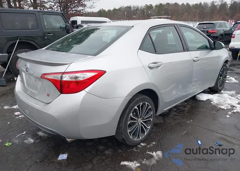 2016 Toyota Corolla S Plus из США, поврежденный, VIN 2T1BURHE6GC596748